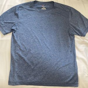 Majestic mens athletic T-shirt blue slightly worn
